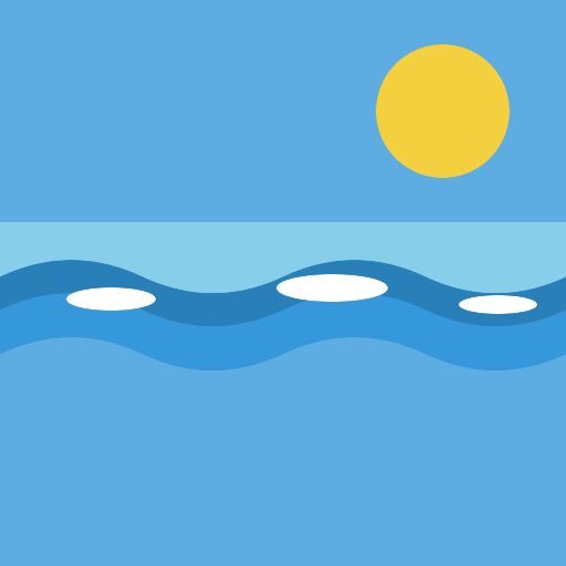 Ocean waves animation